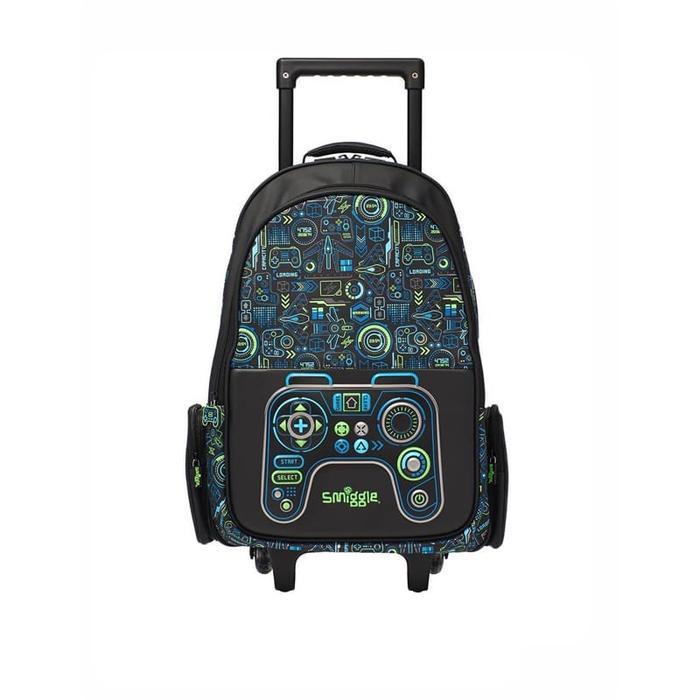 Smiggle Backpack Trolley Virtual Game/New/Tas Koper Anak Cowok/Hadiah
