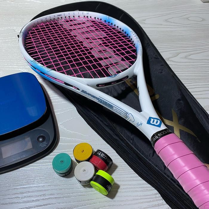 RAKET TENIS WILSON HYPER CARBON FAIR LADY SIAP SMASH PREMIUM IMPORT