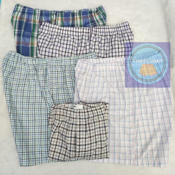 k6zv- Celana Boxer Sisa Export Unisex