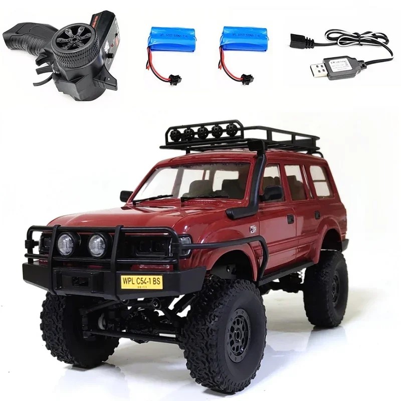 Wpl C54-1 Rc Car C54 Car Lc80 Crawler Simulate Full Scale 260 Motor Off Road Climbing Monsterk Wpl