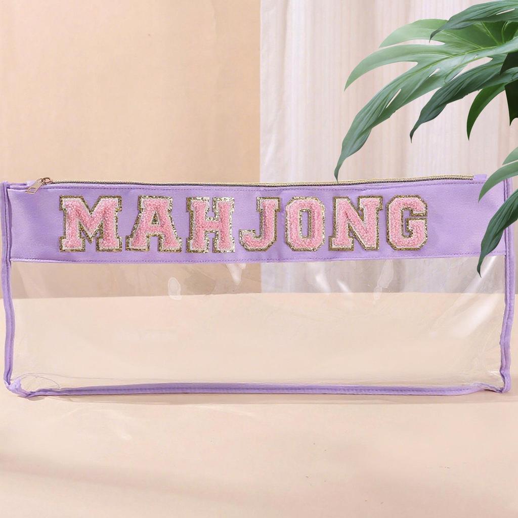 Mahjong Tile Bag Waterproof Large Mahjong Tile Holder Protective Organizer Pouch For Business