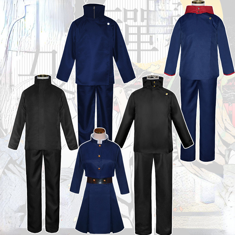 Children Jujutsu Kaisen Kugisaki Nobara Itadori Yuji Gojo Satoru Cosplay Costume Free Accessories
