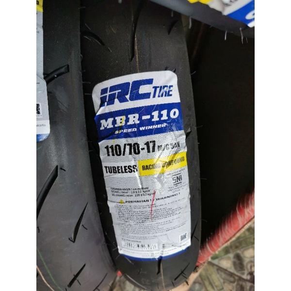BAN MOTOR IRC MBR-110 RING 17 110/70 TUBELESS Free Pentil