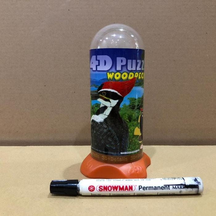 DISKON PUZZLE TY 4D BIRDS 25114D WOODPECKER-100% ORIGINAL 80K KODE 1092