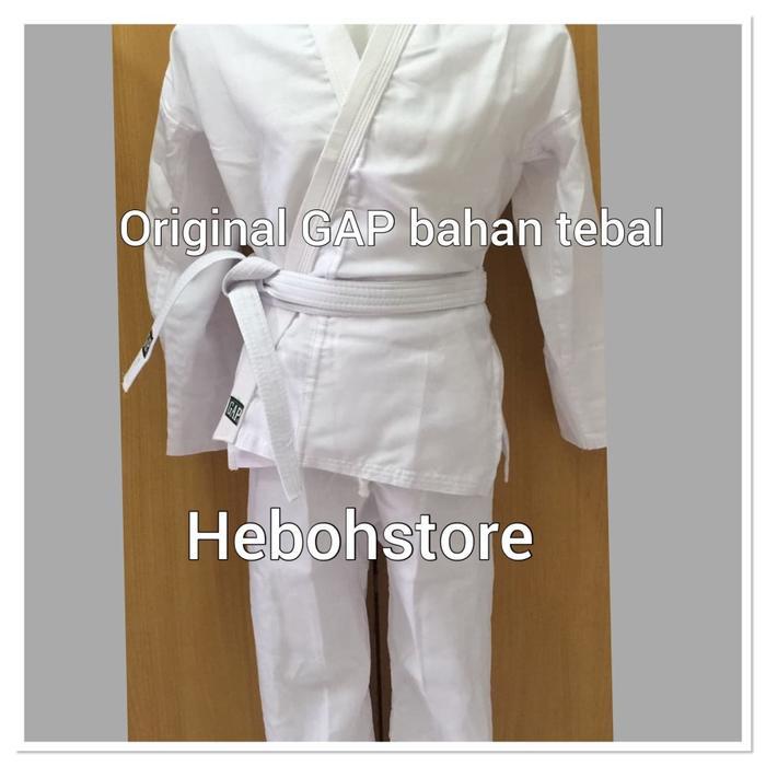 BAJU KARATE SATU SET UNTUK ANAK JUNIOR SIZE 3,4,5,6,7 GAP GROSIR Promo Premium