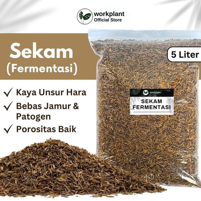[Voucher] Sekam Mentah Fermentasi - Media Tanam Tanaman Hias Aglonema Monstera