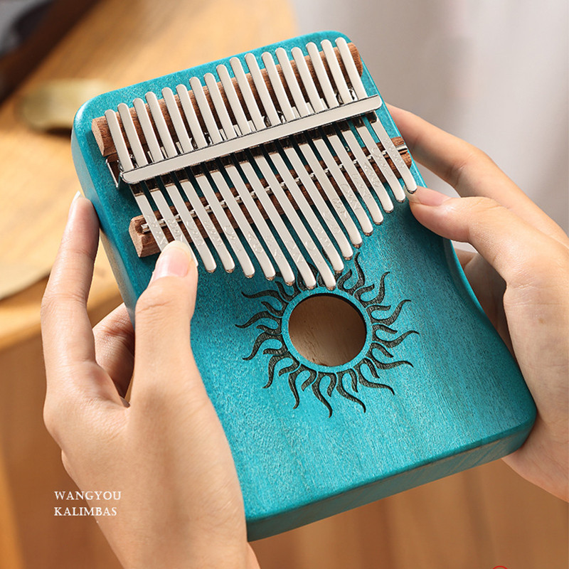Hluru 17 21 Keys Kalimba Finger Piano Kalimba Thumb Piano Keyboard Musical Instrument Mbira for
