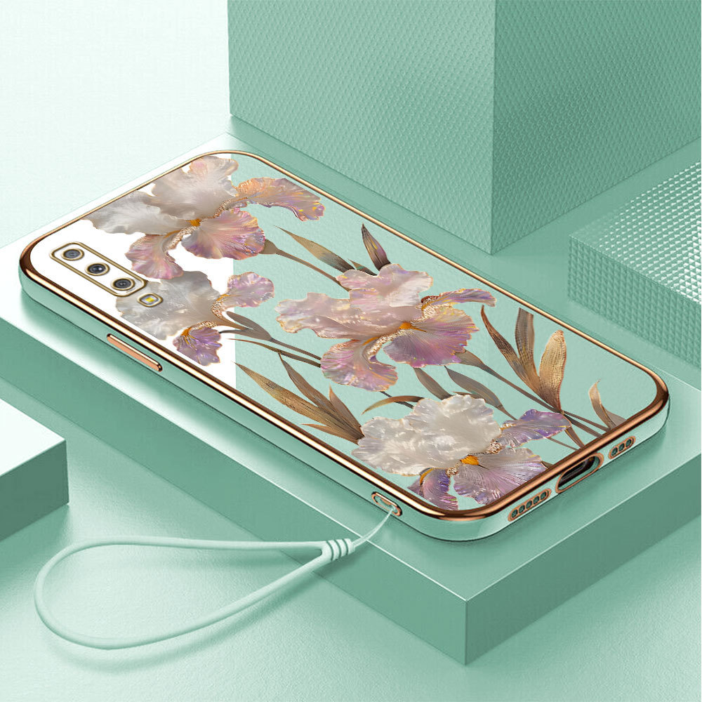 Casing Hp Untuk Compitable With Samsung Galaxy A7 2018 A750 Lokal Stock Lanyard Gratis Phone Case So