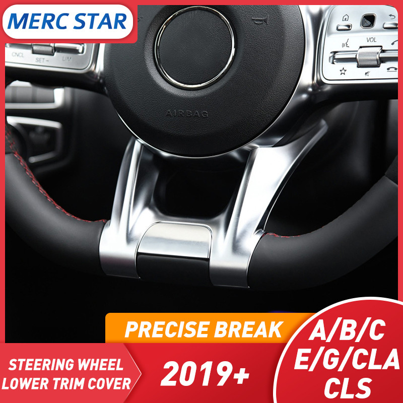 Steering Wheel Cover For W177 W205 W213 W257 W463 2019+ For  Look