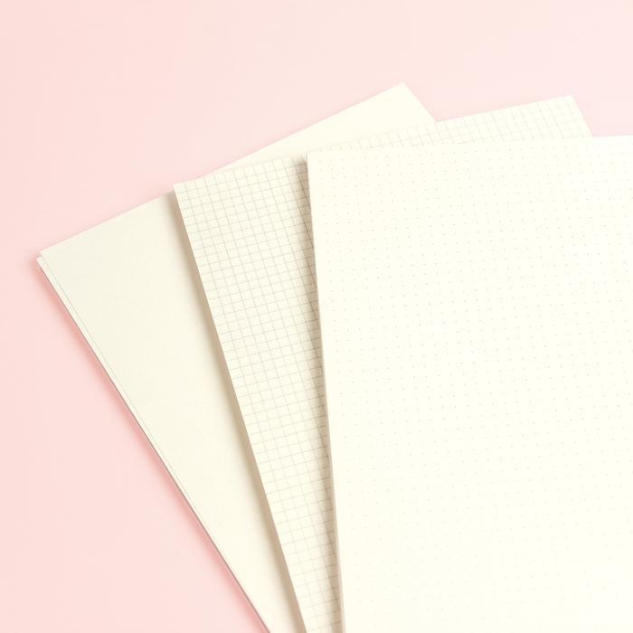 Kertas UKURAN A4 - Bookpaper 90 gsm Grid/Polos/Garis/Dotted