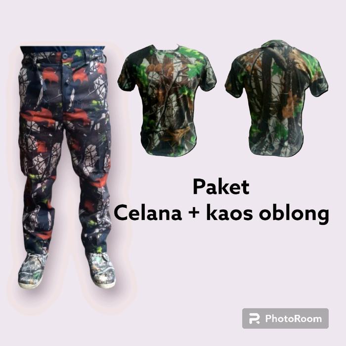 Stelan Camo Satu Paket Pakaian Berburu