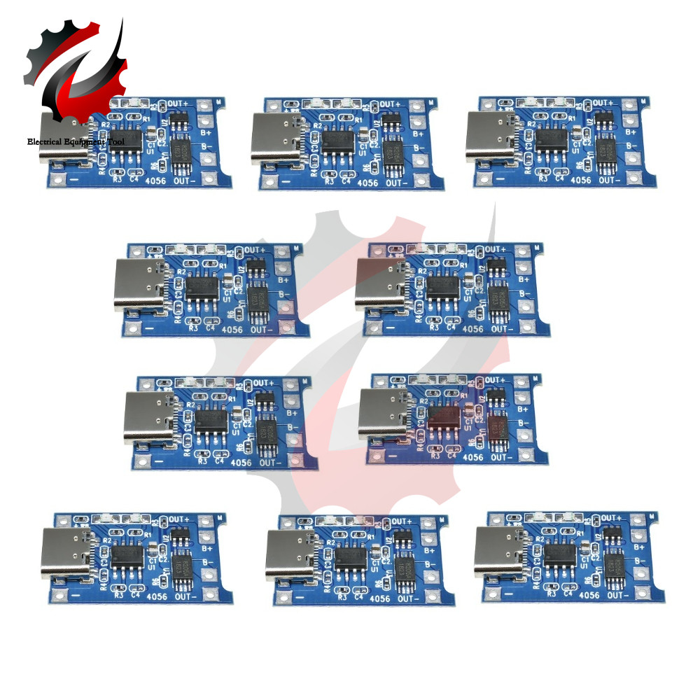 5/10Pcs 5V 1A TYPE-C Micro USB 18650 TC4056A Lithium Battery Charging Board Charger Module with Prot