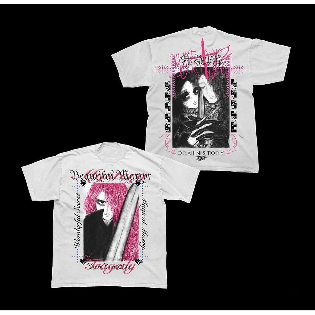 New 2026 Bladee Drain Gang Martyr Tour Drain Story Shirt Reprint Cotton Full Size High-end Luxury Is