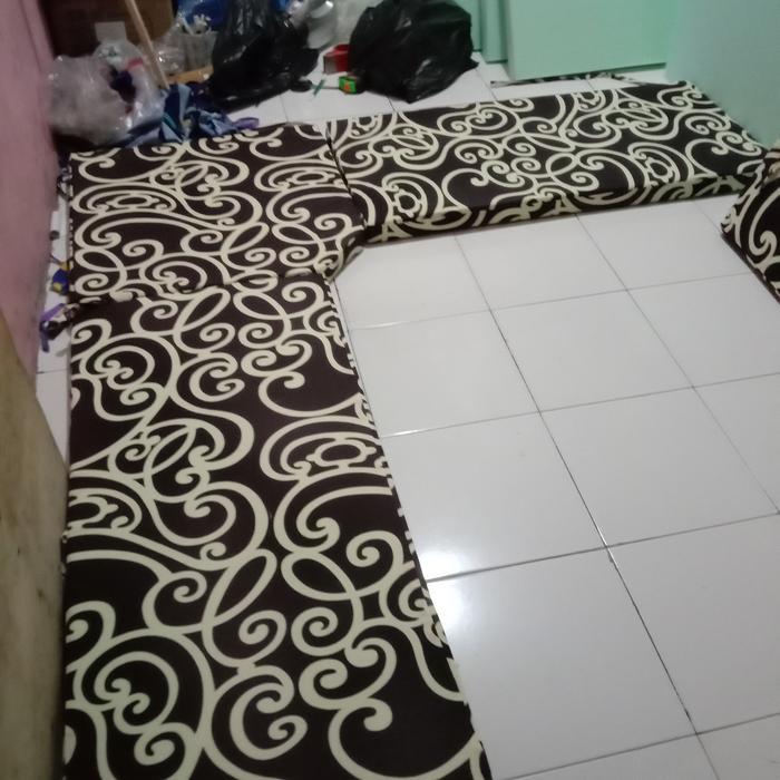 Busa Alas Duduk Kuris Kayu L, Kursi Sudut Tebal 5Cm