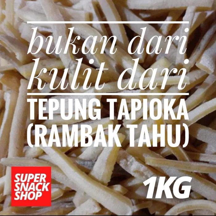 gzh3- Krupuk / Kerupuk Mentah 1Kg Rambak Dorokdok Karung Tepung Tapioka Rambak Tahu
