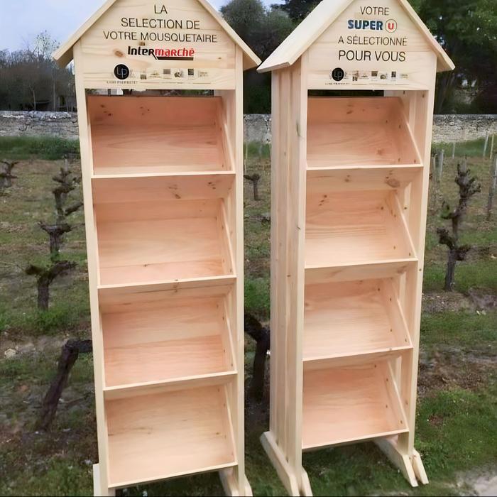 Rak Buah 4 Susun Kayu Jati Belanda/Rak Serbaguna 1Pcs