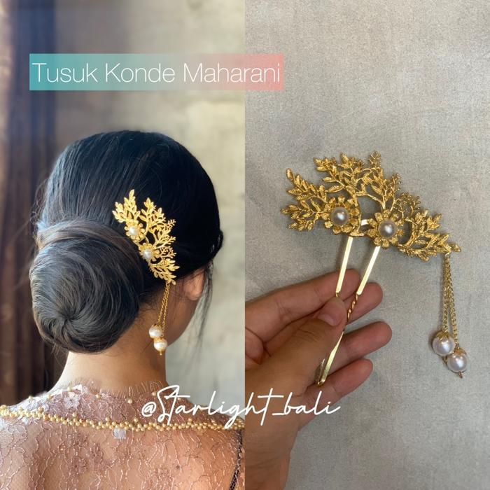 STARLIGHT BALI -Tusuk Konde Maharani/Konde Rambut/ Konde Akar/ Aksesoris Rambut/Hairpiece