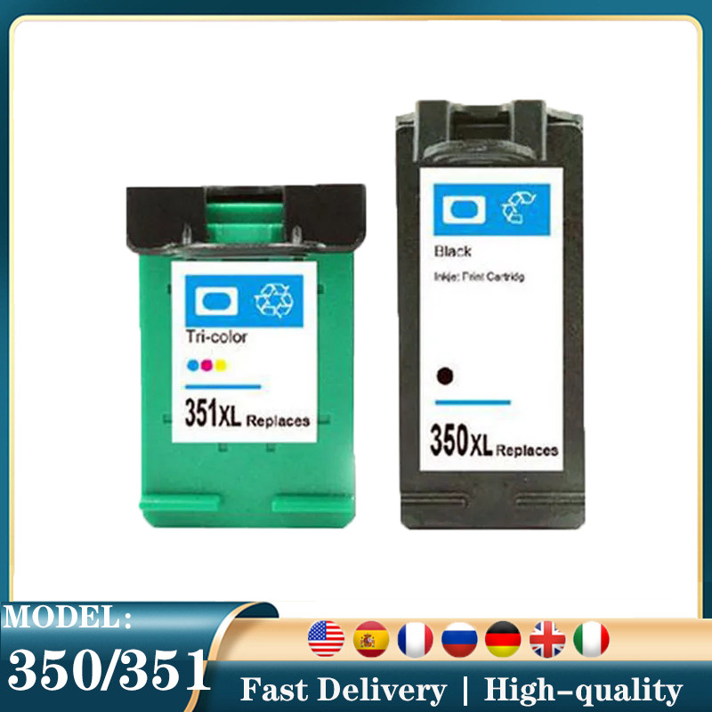 350XL 351XL Ink Cartridge Replacement For HP350 For HP351 Photosmart C4380 4480 4580 4270 4275 4483 