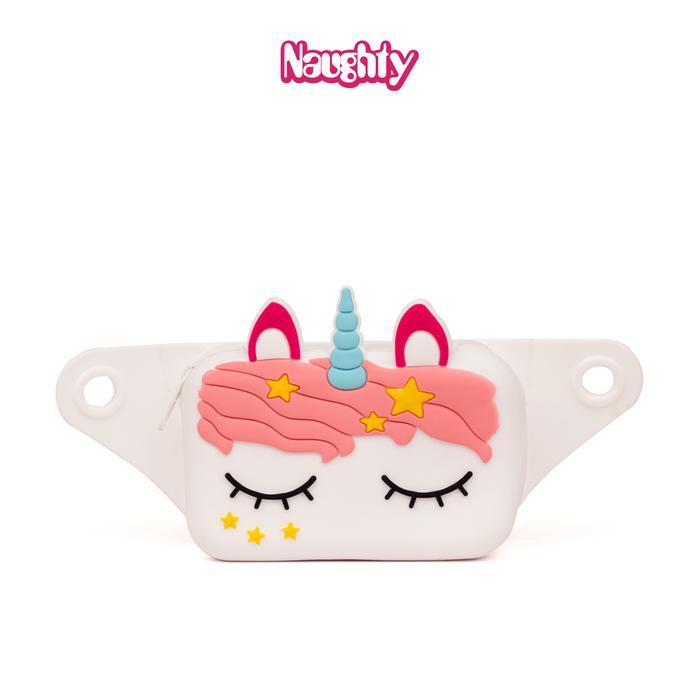 BOOM SALE Tas Selempang Anak Mini Waist Bag Jelly Unicorn A923A 220310 Naughty Accessories