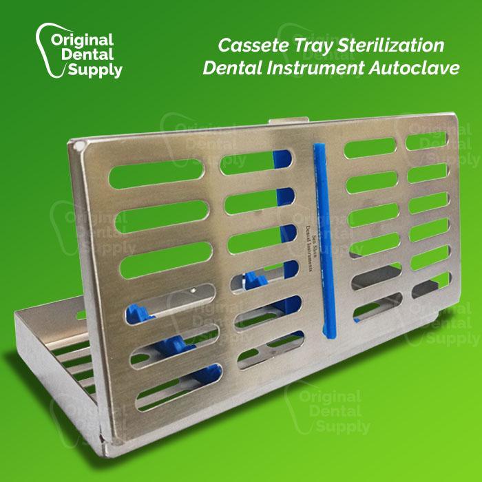 Cassete Tray Sterilization Dental Instrument Autoclave Isi 7 Piece