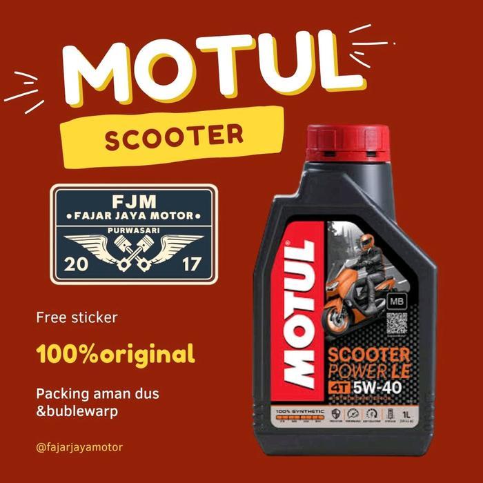 Oli Oil matic 1 Liter scooter Motul scooter Le Gp Matic Expert Le Power Le Mesin Kendaraan