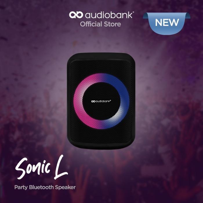 adra- Audiobank Sonic L Speaker Aktif Bluetooth With Aux In Stereo 3.5Mm Jack Mic In 6.35Mm