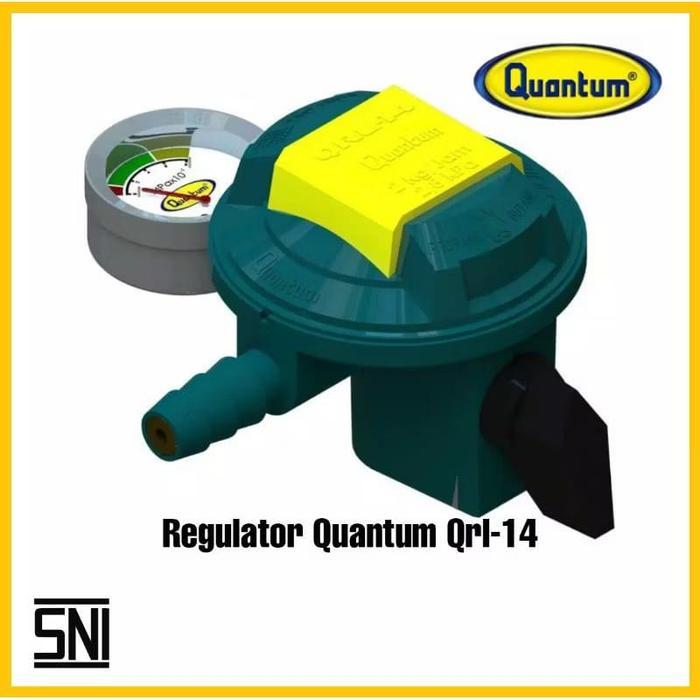 OngkirFree- Regulator Gas Quantum Qrl-03 / Qrl-14 / Regulator Gas Tekanan Rendah Quantum Qrl-03/