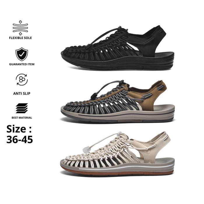 Sepatu Sandal Tali Unisex 36-45 Sendal Gunung - Sendal Outdoor - Sandal Pria Wanita sandal karet