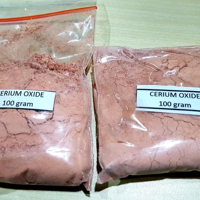 Cerium Oxide Ceo2(100Gr) Penghilang Baret Kaca Dan Batu Akik Berkualitas