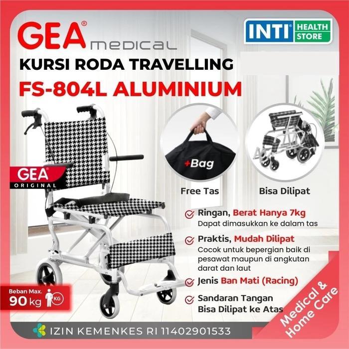 Gea Kursi Roda Travelling Fs 804 L Kursi Roda Travelling Fs 804L