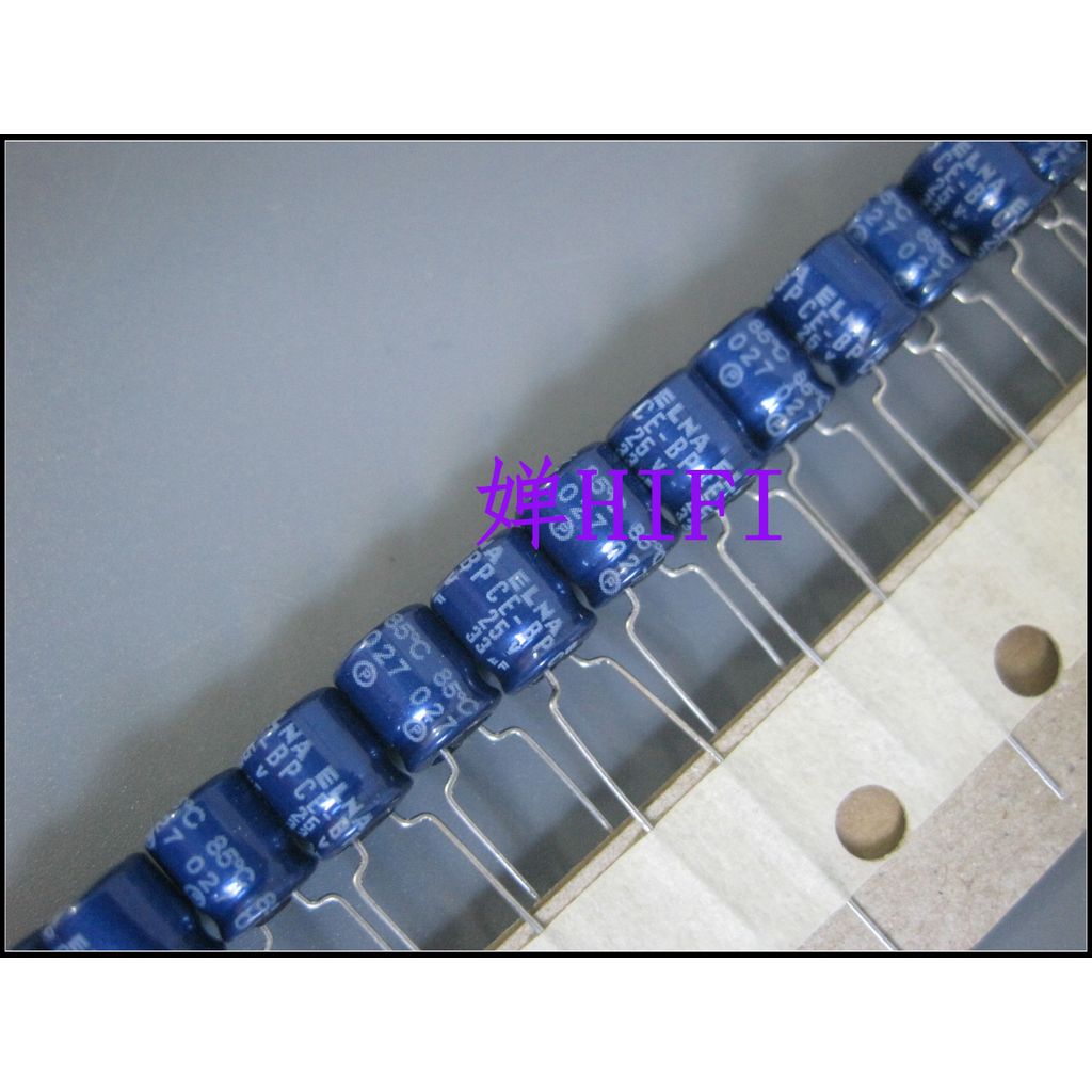 2020 Hot Sale 20Pcs/50Pcs Elna Original Blue Robe Bp Non-Polar Electrolytic Capacitor 25V33Uf 6X7