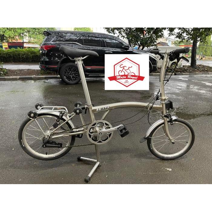 Ready Sepeda Lipat 3Sixty Electric Chrome Electro Silver 2021 3 Sixty Pikes
