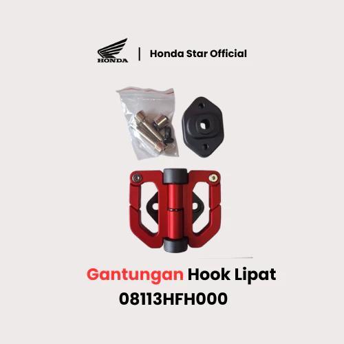 GANTUNGAN HOOK LIPAT (GANTUNGAN BARANG) ORIGINAL SEPEDA MOTOR HONDA BEAT, SCOOPY, GENIO, EM1 (MOTOR