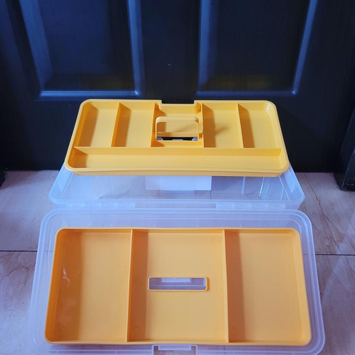 Krisbow tool box LRPTB8 / kotak plastik Krisbow kotak perkakas penyimpanan serbaguna Tool Box