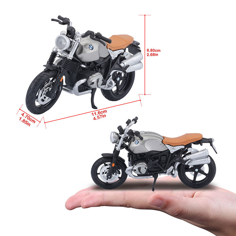 Maisto 1:18  R nineT Scrambler Fuel Tank Alloy Motorcycle Model Genuine Static Diecast Model Collect