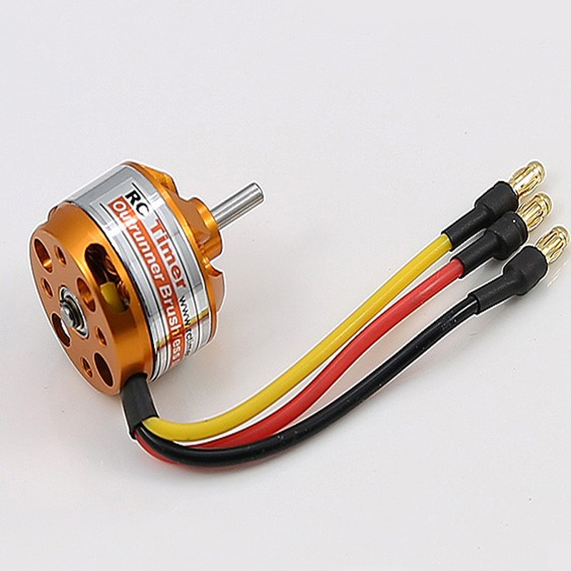 RCTimer 2208 Brushless Motor 1100KV 1450KV 1800KV 2600KV 2-3S For RC Aircraft Plane Multi-copter Bru
