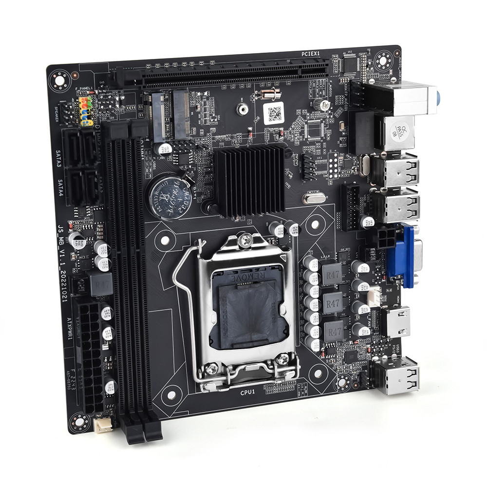 JINGSHA H61 ITX Motherboard Kit with Core i7 3770 processor+2*8GB=16GB DDR3 Memory+CPU Fan+512GB SSD