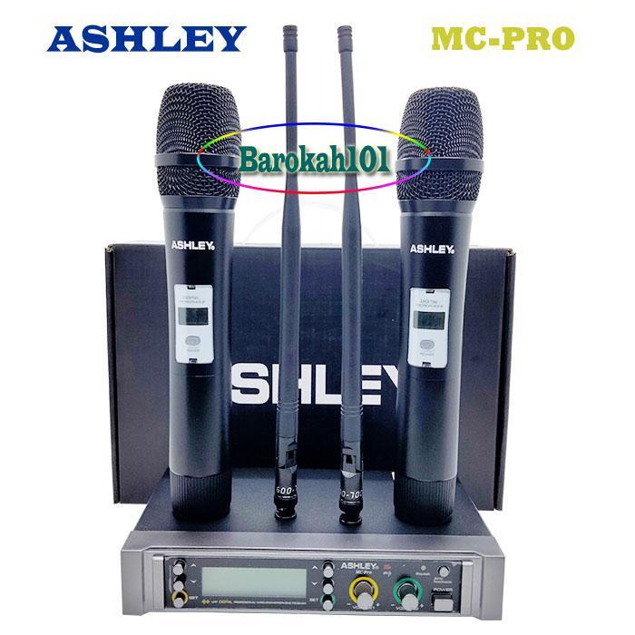 Mic Wireless Ashley Mc-Pro Mik Tanpa Kabel Professional Wireless Mik Promo