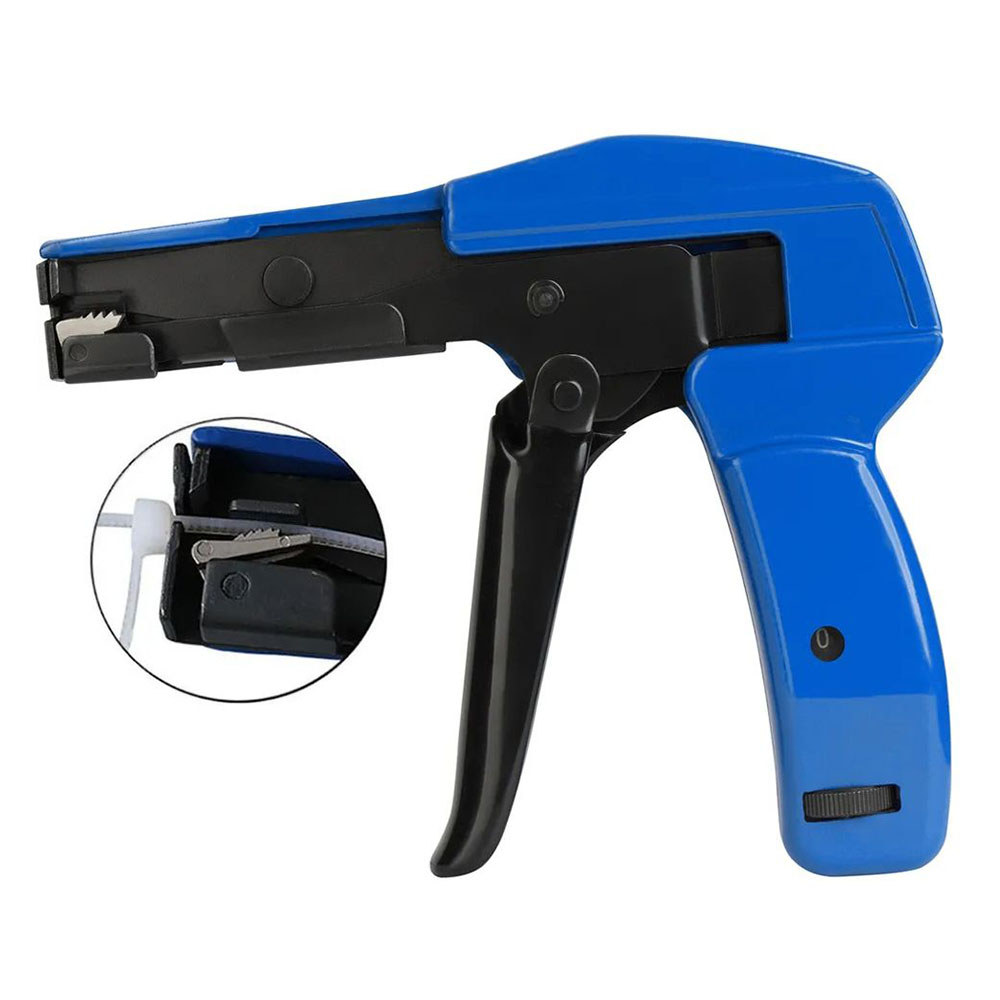 Nylon Zip Tie Pliers Cable Tie Gun Fastening Cable Tie Tool Die-Cast Steel Flush Cut Zip Tie Tool