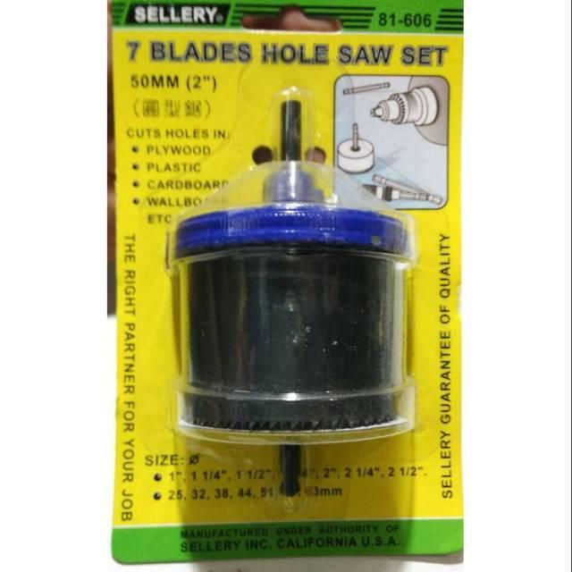 Hole Saw sellery 7 BLADES HOLE SAW SET original