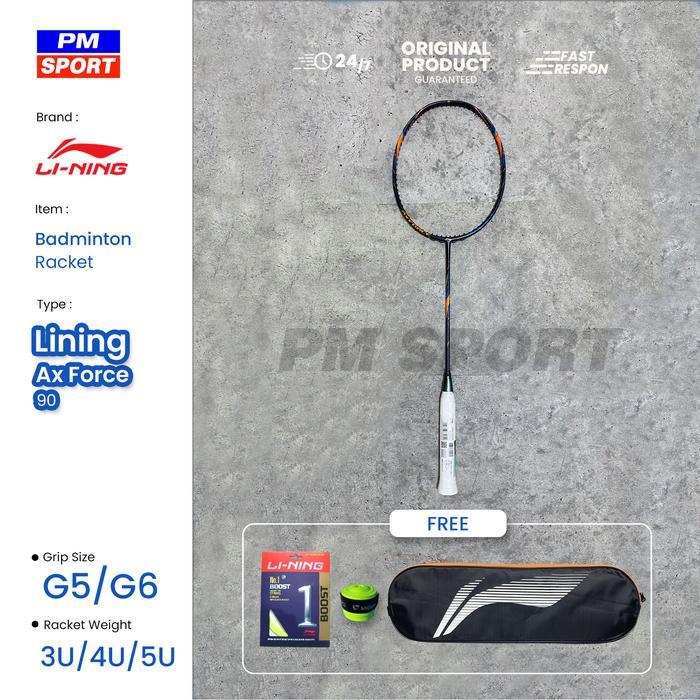 Raket Badminton / Bulutangkis Lining AX Force 90 Axforce 90 New 2025 Original