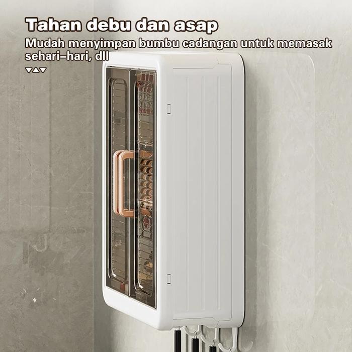 Rak Gantung Dinding Rak Kamar Mandi Rak Dinding Tempel Tertutup Rak Dinding Kamar Mandi Plastik