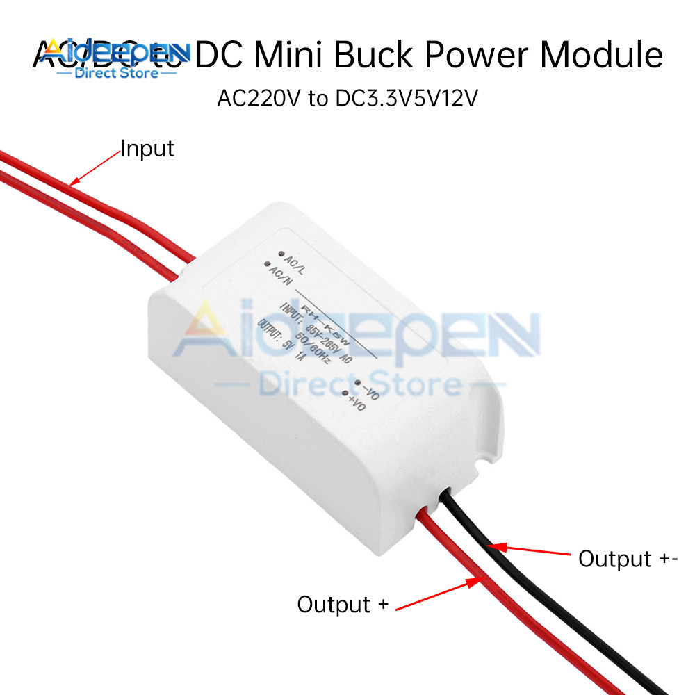 Ac 220V To Dc 3.3V 5V 12V 24V 3W 5W Switching Power Supply Ac 220V To 5V 1A 400Ma Dc Voltage