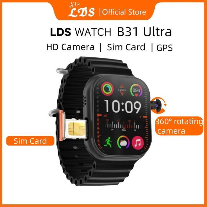 2025 LDS KAMERA HD SIM CARD 5G 4G RAM 4 / 64GB SMART WATCH B31ULTRA AMOLED GPS HD CAMERA WIFI