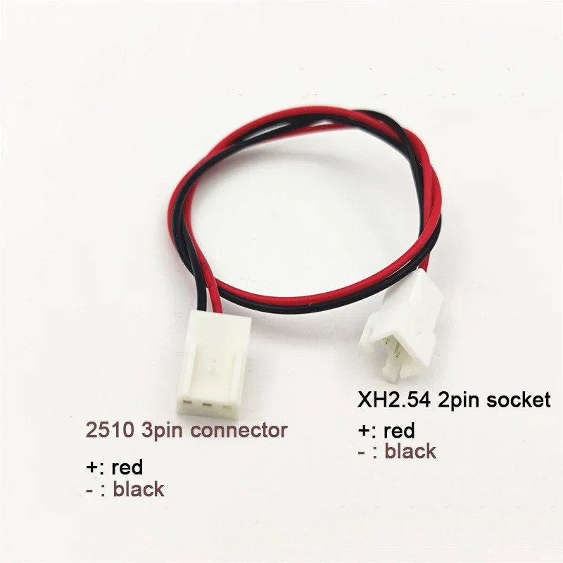 ARSYLID Conversion Cable 3 Pin To 2 Pin 2.5mm Adapter Fan Cable 12V Cooler Fan for VGA Cooling Fan