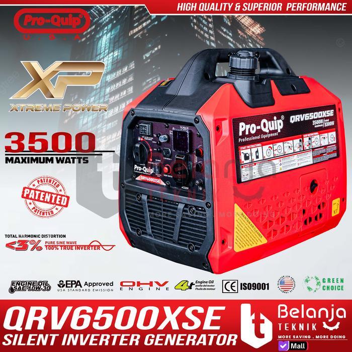 Proquip Mesin Listrik Silent Inverter Proquip QRV6500 XSE Genset Bensin 3300 Watt QRV6500XSE QRV