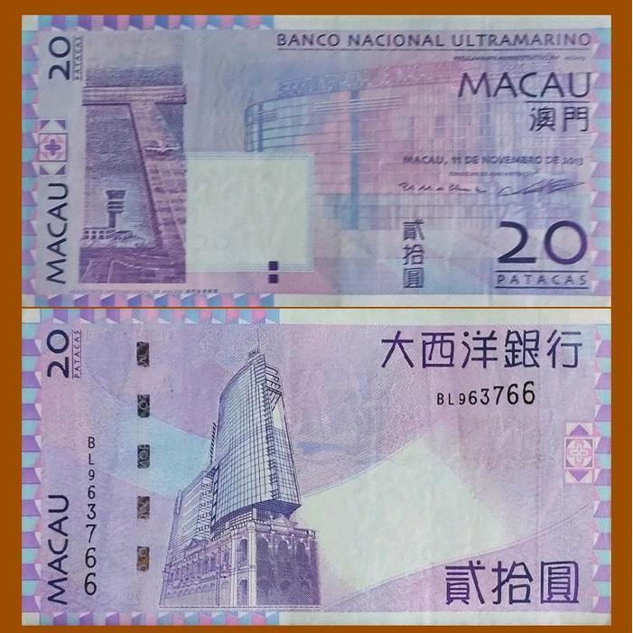 Macau 20 Patacas 2013, BNU