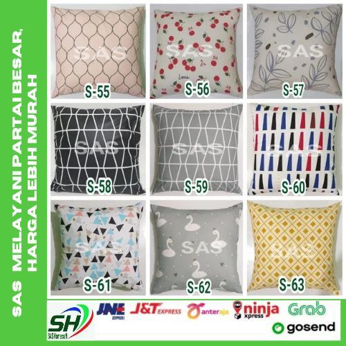 New sarung bantal sofa/kursi/cushion 40x40