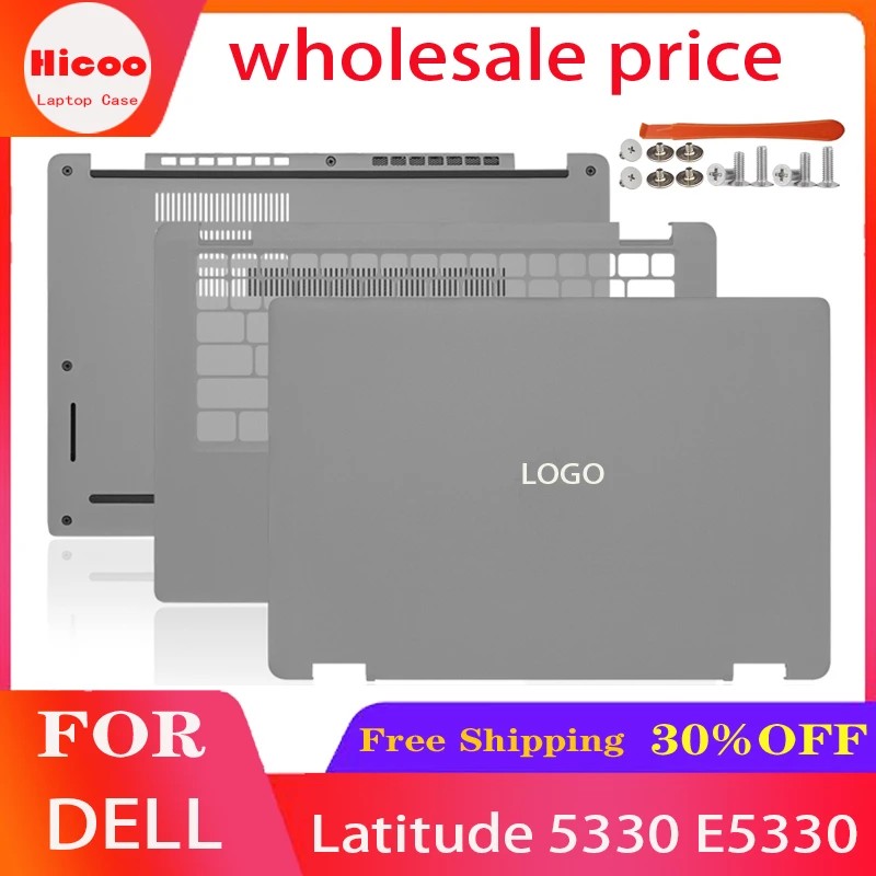 New For Dell Latitude 5330 E5330 Laptops LCD Back Cover Rear Lid Topcase Palmrest Bottom Case Latitu