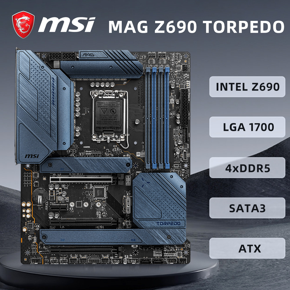 MSI MAG Z690 TORPEDO Motherboard socket LGA 1700 Supports i9-14900 i7-14700K i5-14600K CPU Intel Z69